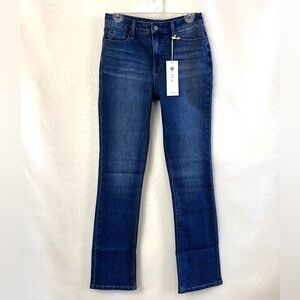 NWT QVC Laurie Felt Baby Bell Blue Denim Jeans / size 4 regular